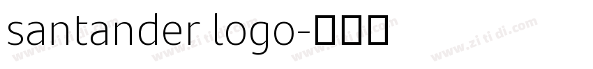 santander logo字体转换